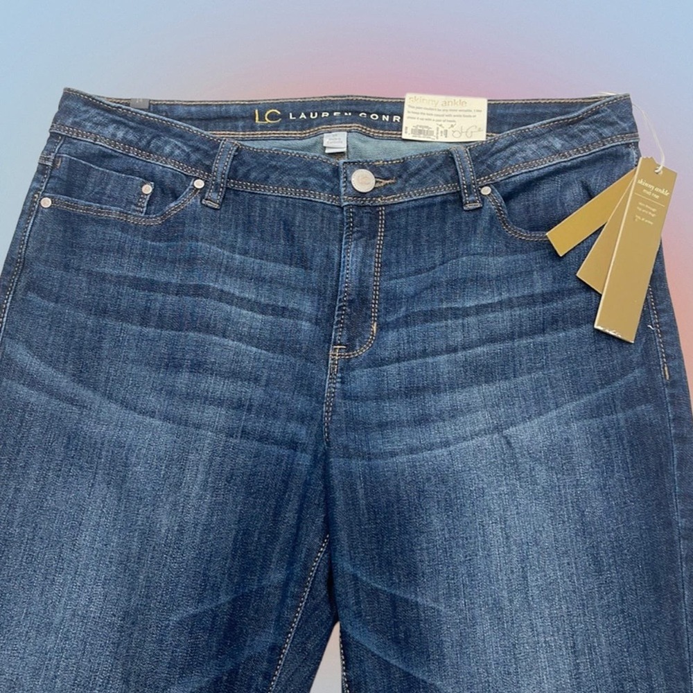 LAUREN CONRAD Women’s 14 SKINNY ANKLE Blue Jeans